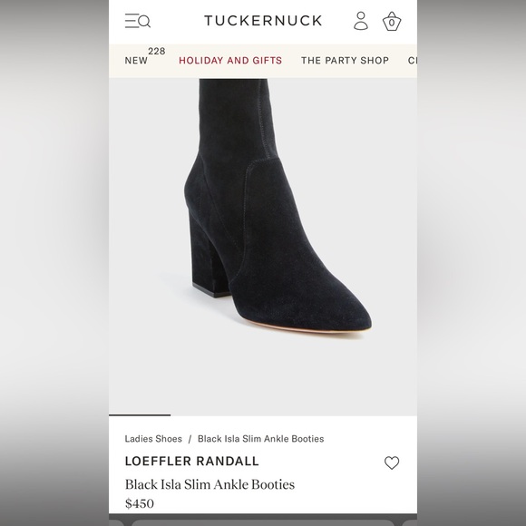 Black Isla Suede Bootie - Picture 6 of 6